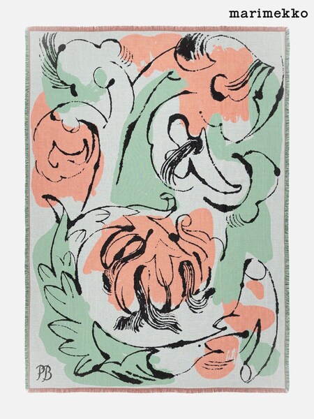 Marimekko Blue Vildstjälk Art Throw (H14281) | €186