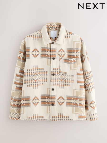 Ecru Navajo Style Shacket (H14352) | R$ 690