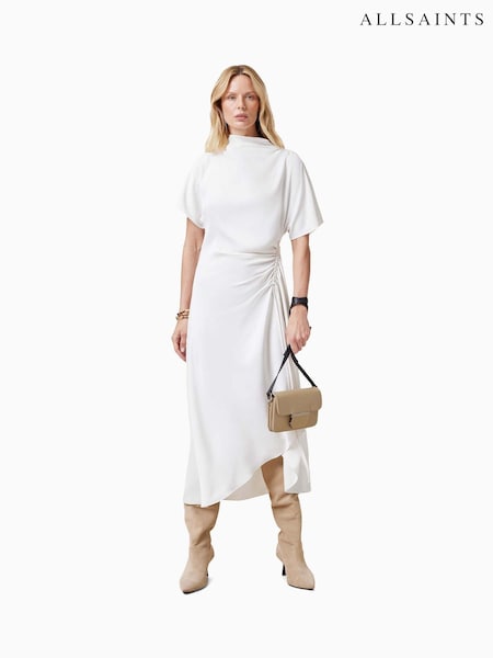 AllSaints White Rosie Dress (H14377) | €228