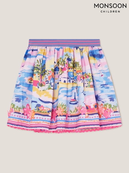 Monsoon Resort Scene Skirt (H14404) | ‏91‏₪ - ‏111‏ ₪