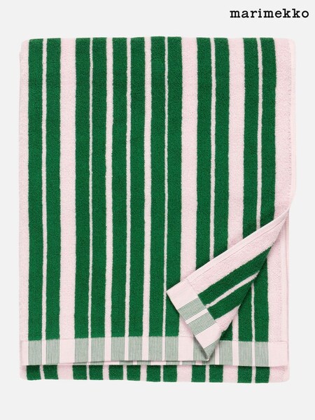 Marimekko Green Raide Towel (H14448) | €30 - €62