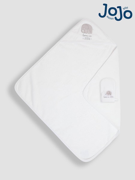 JoJo Maman Bébé Light Grey Towel (H14559) | AED128
