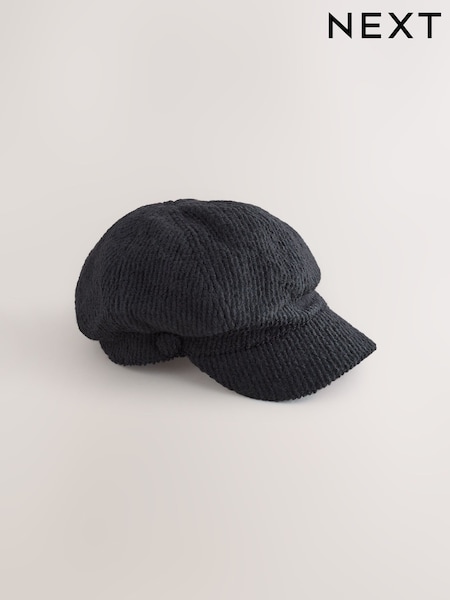 Black Cord Baker Hat (H14686) | SGD 24