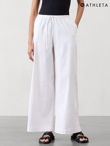 Weiß - Athleta Paradise Wide Leg Trousers (H14705) | 161 €