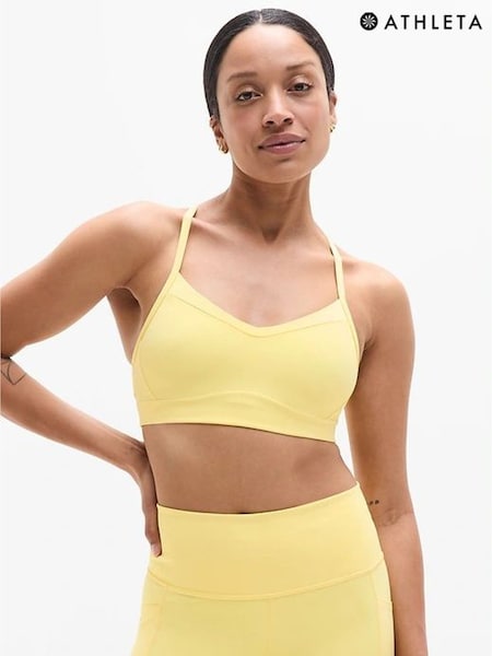Athleta Yellow Vital Mesh Bra (H14725) | €53