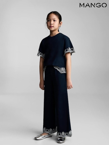 Mango Blue Suizpants Trousers (H14742) | €25