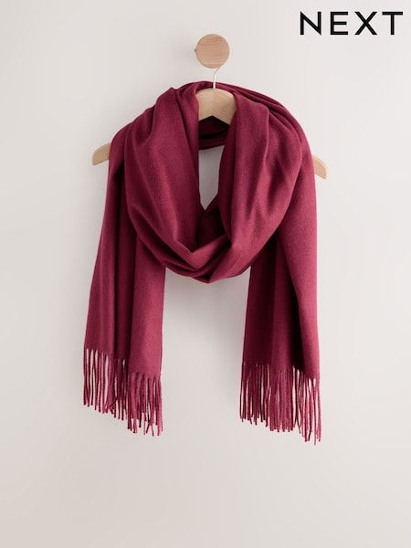 Burgundy Red Midweight Scarf (H14750) | €20