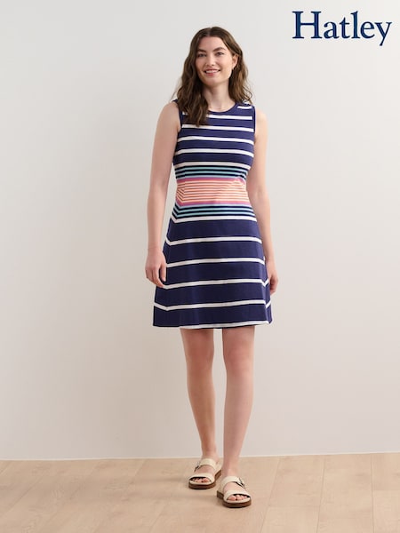 Hatley Blue Sarah Dress Sunset Stripes (H14871) | €106