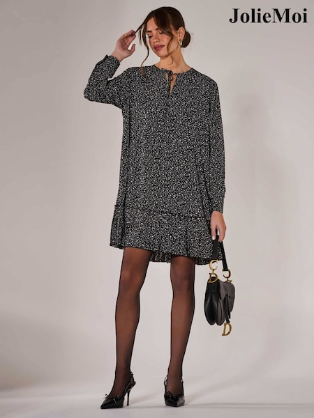 Musta - Jolie Moi Long Sleeve Shirt Dress (H14939) | €99