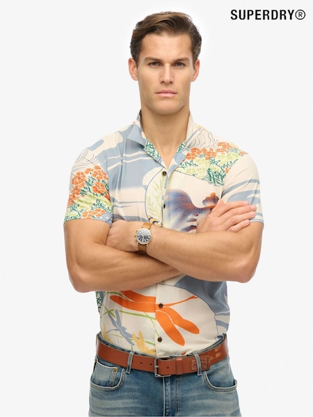 Cream - Superdry The Merchant Store Hawaiian Shirt (H14948) | 77 €