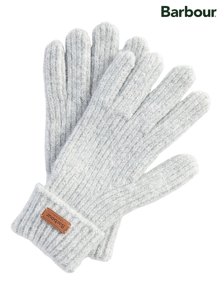 Barbour® Grey Pendle Knitted Gloves (H14983) | €37