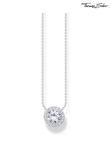 Thomas Sabo White Necklace With Halo Pendant (H15107) | €89