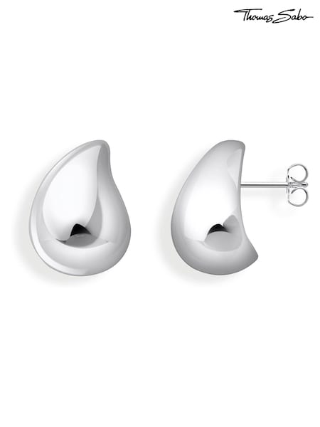 Thomas Sabo Silver Tone Timeless Shapes Drop Earrings (H15112) | €204