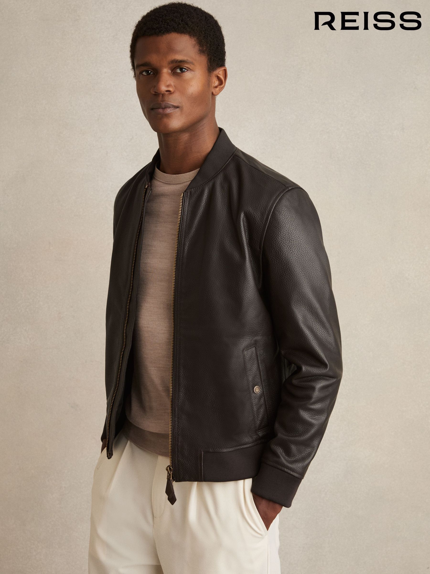 Mens Leather Coats & Jackets | Next Romania