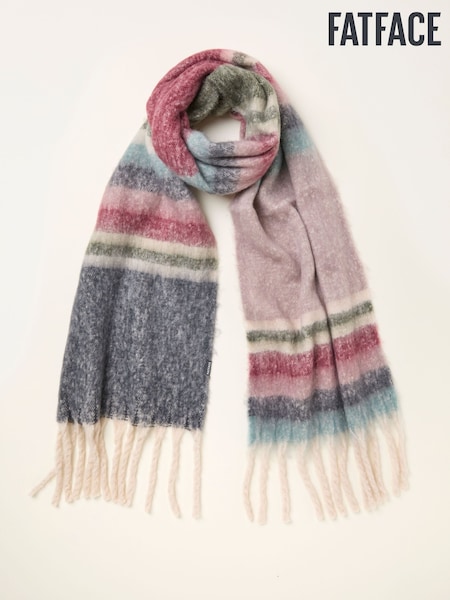 FatFace Elle Pink Stripe Scarf (H15277) | €46