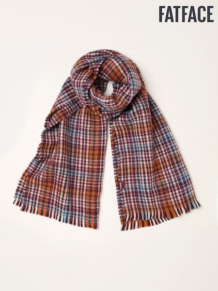 FatFace Multi Check Scarf (H15278) | AED204