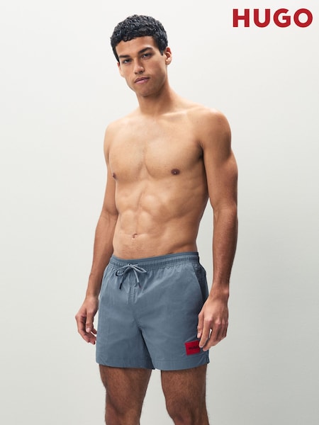 HUGO Logo Swim Shorts (H15347) | R$ 585