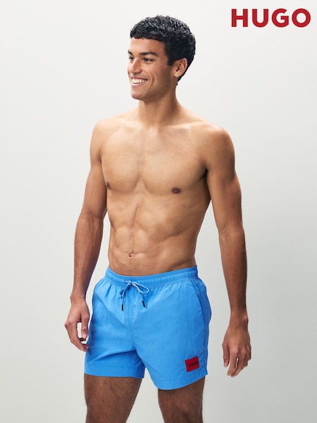 HUGO Logo Swim Shorts (H15350) | R$ 585