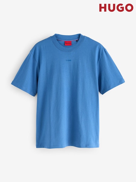 HUGO Blue Relaxed Fit T-Shirt (H15363) | R$ 445