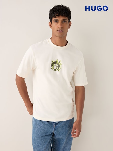 HUGO Logo Graphic Print T-Shirt (H15374) | 83 €