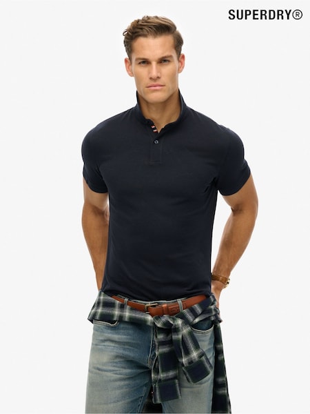 Azul oscuro - Superdry City Pique Polo Shirt (H15491) | 51 €