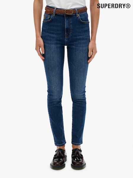 Azul - Superdry Alto Rise Skinny Jeans (H15662) | 80 €