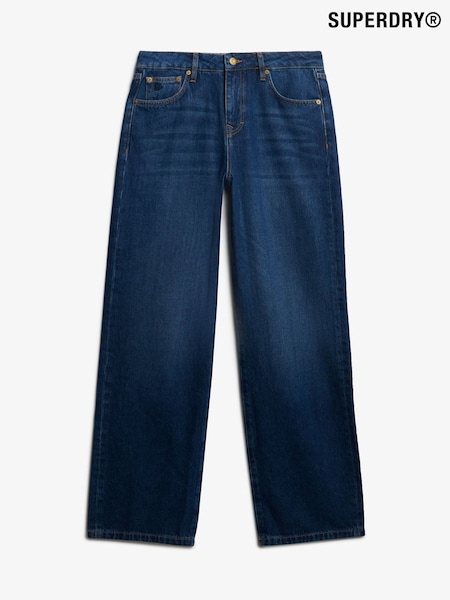 Superdry Blue Mid Rise Wide Leg Jeans (H15670) | €84