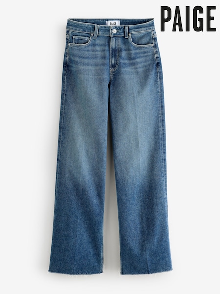 Paige Anessa Raw Hem Wide Leg Jeans (H15713) | €357