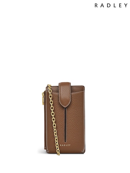 Castanho - Radley Large Hillgate Phone Brown Cross-Body Bag (H15715) | R$ 1.075