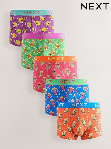 Bright Food Print 5 Pack Hipster Boxers 5 Pack (H15743) | € 25
