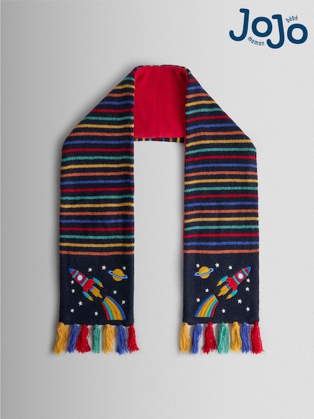 JoJo Maman Bébé Navy Space Scarf (H15898) | AED96