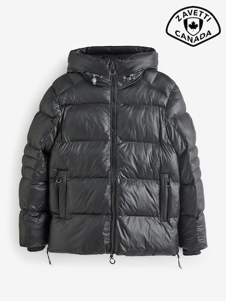 Zavetti Canada Tanox Puffer Black Jacket (H15926) | €158