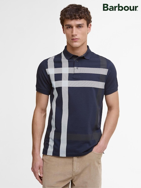 Barbour® Blue Blaine Tailored Polo Shirt (H16018) | €89