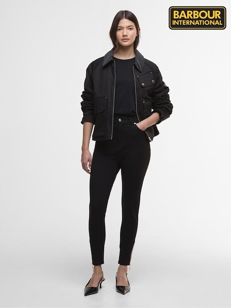 Barbour® International Black Stella Trousers (H16066) | €114