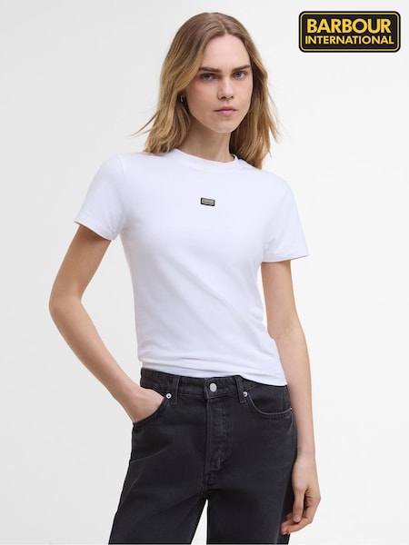 Barbour® International Imogen White T-Shirt (H16070) | €35