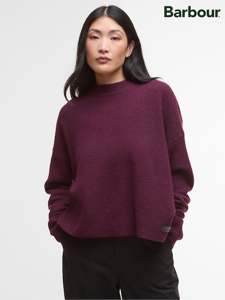 Barbour® Red Leonie Knitted Jumper (H16079) | €190