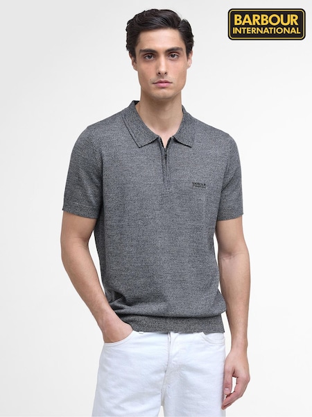 Barbour® International Maverick Mouline Knitted Polo Shirt (H16105) | €128