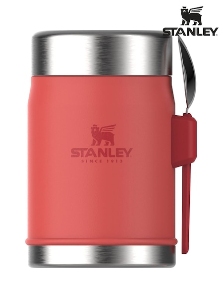 Stanley Hot Coral Legendary Food Jar + Spork 0.4L (H16191) | €60