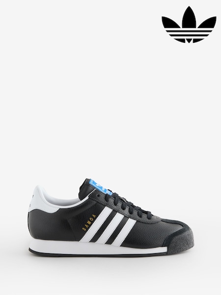 adidas Originals Black/White Samoa Trainers (H16440) | €106
