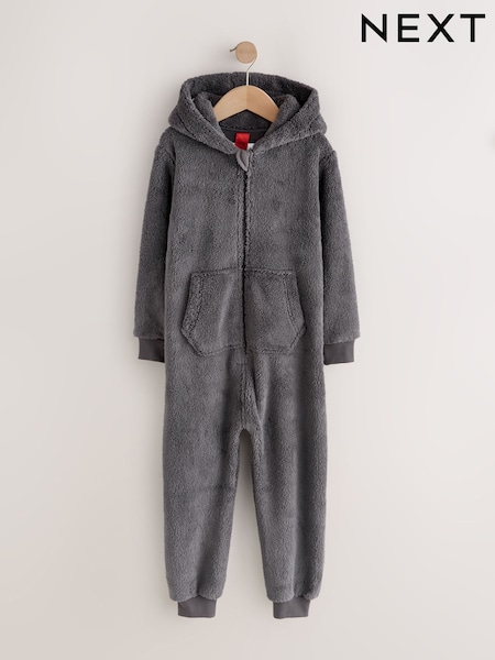 Grey Fleece All-In-One (3-16yrs) (H16451) | AED117 - AED173