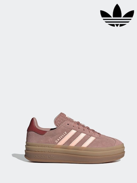 Розовый - adidas Originals Gazelle Bold Trainers (H16618) | €126