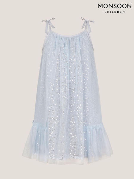 Monsoon Rosalee Sequin Tulle Swing Dress (H16698) | kr543 - kr600