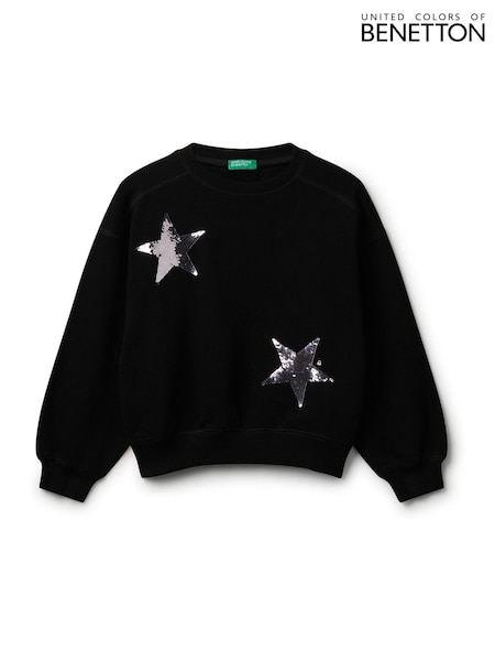 Benetton Girls Sequin Sweatshirt (6-14 yrs) (H16728) | AED151