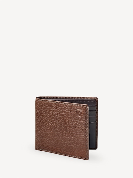 بني - Aspinal of London Billfold Wallet 8CC Tobacco Pebble Smooth leather (H16778) | ‏553 د.إ.‏
