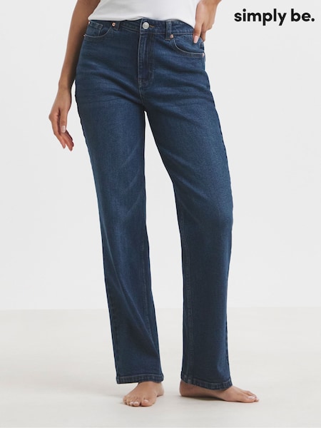 Simply Be 99/1 Straight Jeans (H16823) | ‏196‏₪
