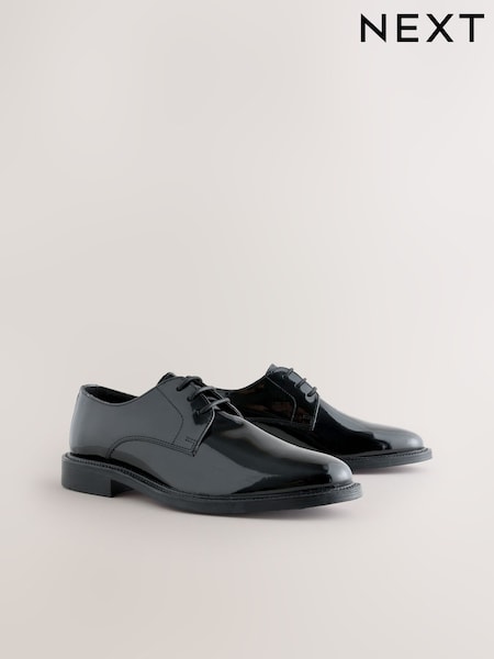 Black Patent Derby Shoes (H16855) | 238 QAR