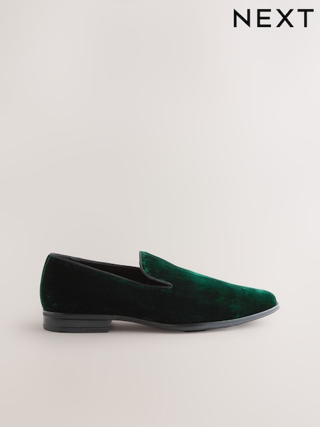 Green Velvet Loafers (H16856) | €60