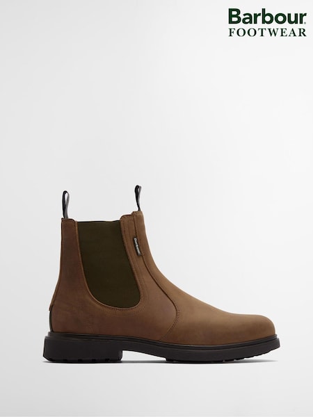 Barbour® Tan Brown Hale Leather Chelsea Boot (H16935) | €172.50