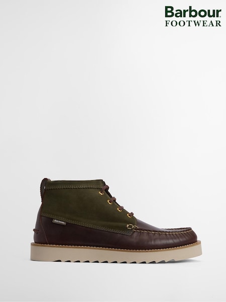 Barbour® Green Hadston Leather Chukka Boot (H16941) | €178