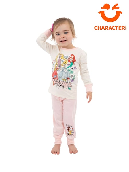 Character Pink Disney Princess Ariel And Cinderella Pyjamas Snuggle Fit (H16995) | AED122